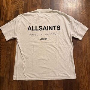 Allsaints London Underground tshirt size XL